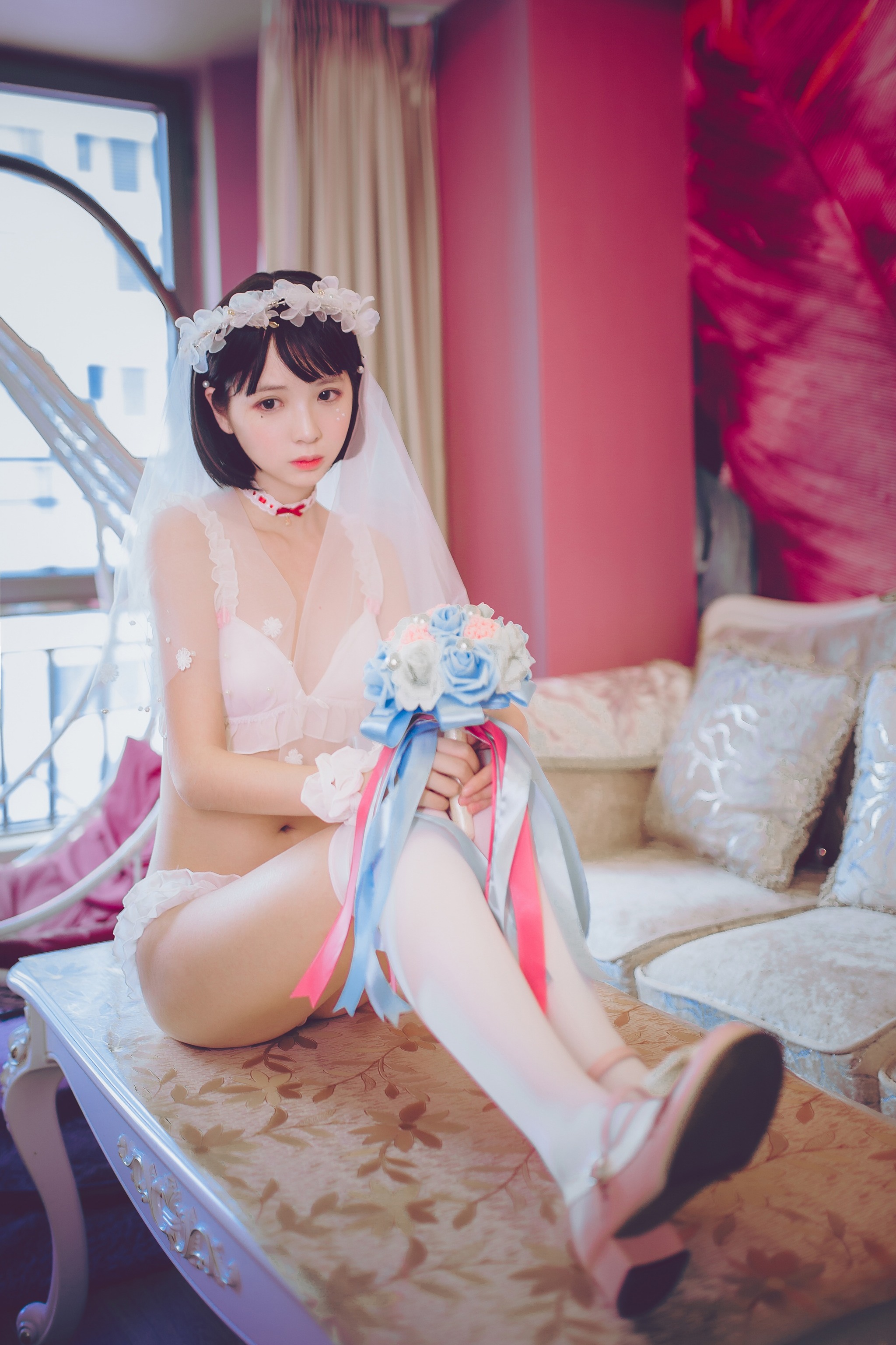 疯猫ss – NO.063 梦中的婚礼 [49P]-XikXak